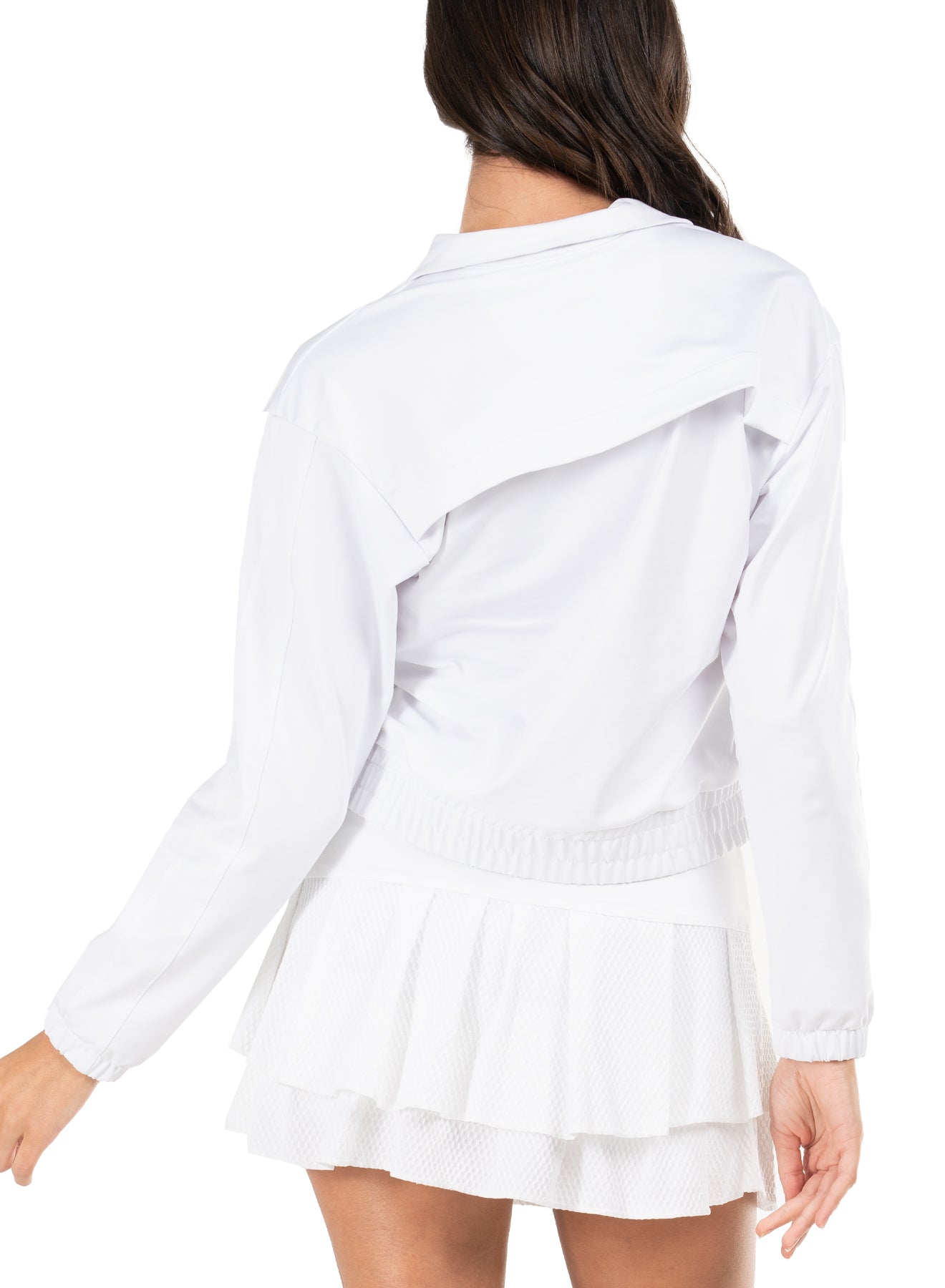 Mock Pullover | White