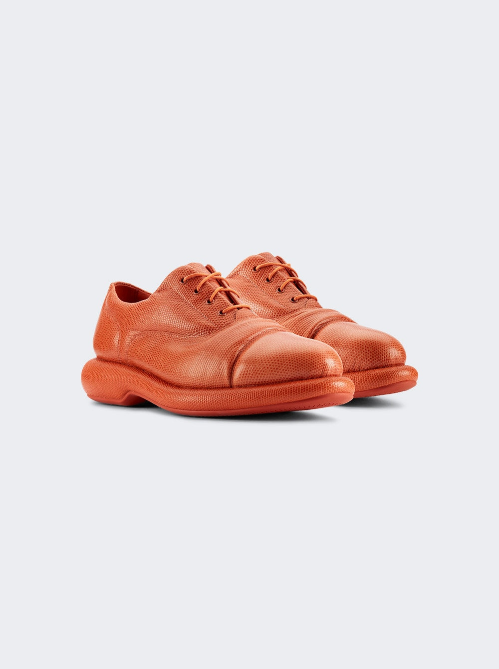 Men | Martine Rose X Clarks | The Oxford 1 Lizard Effect | Orange