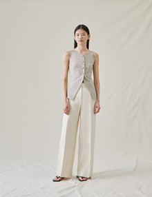 Womens | The Sculpted Vest | Sand