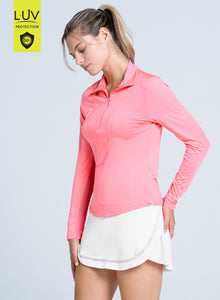 Free Play Zip Long Sleeve | Flamingo