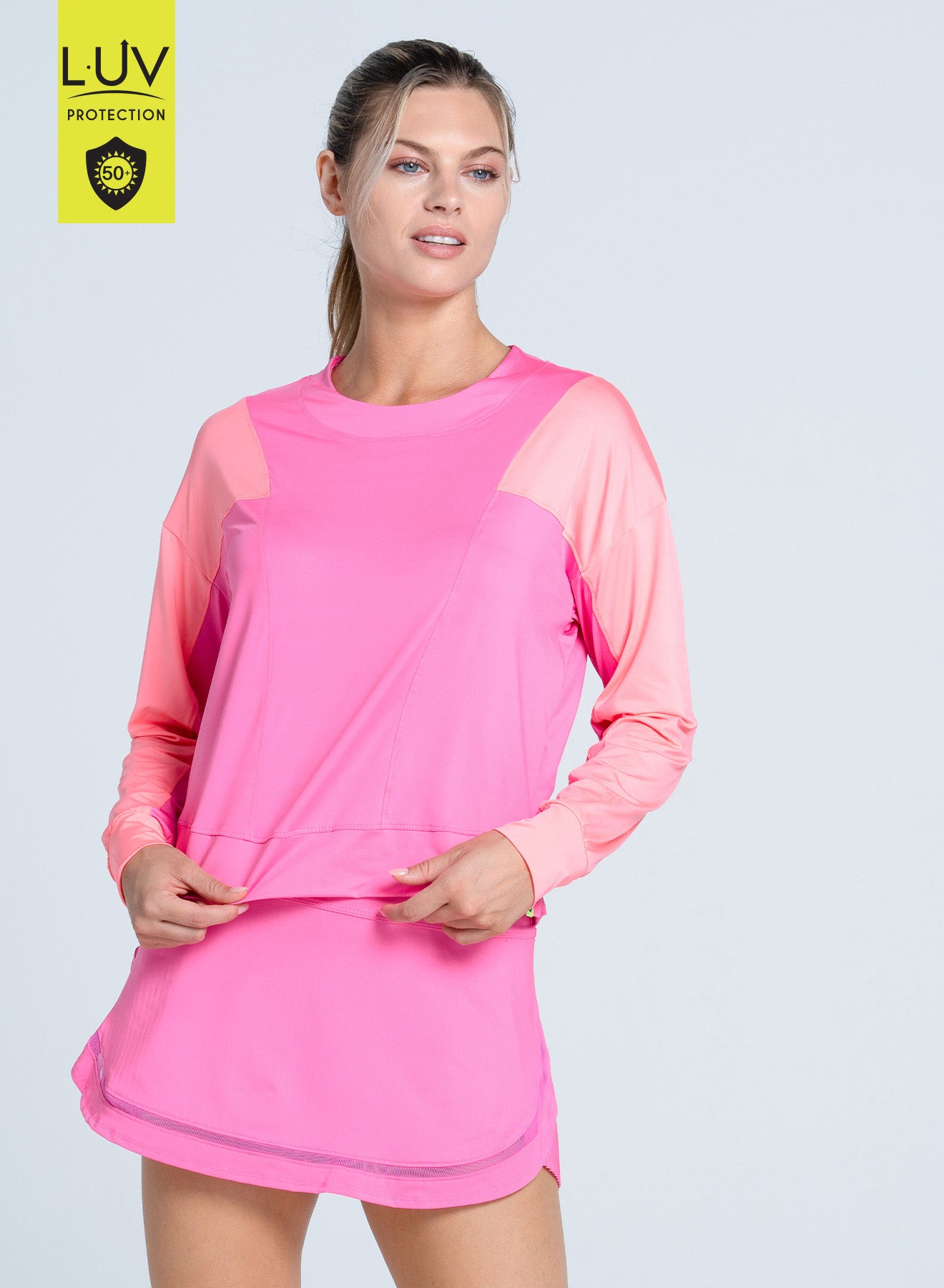 Colorblock Throw Over Long Sleeve | Taffy