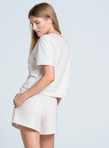 Renew Heather Short Sleeve | Beige