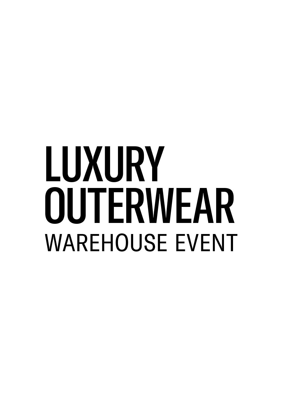 Luxury Outerwear Event, Chicago
