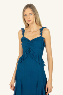 Inessa Dress | Deep Sea Blue
