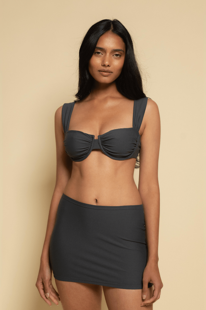 Micro Skirt | Charcoal