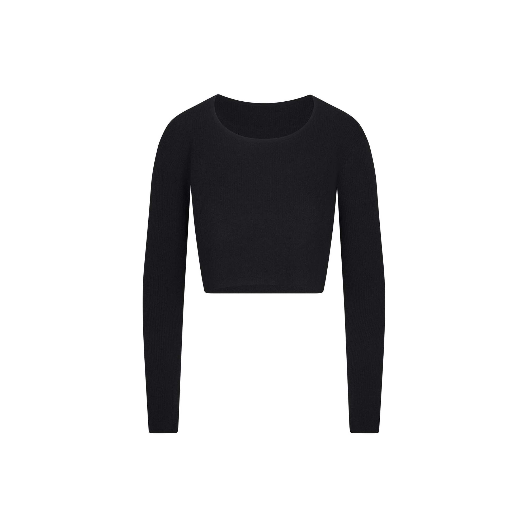 Cheyenn Cropped Sweater | Black