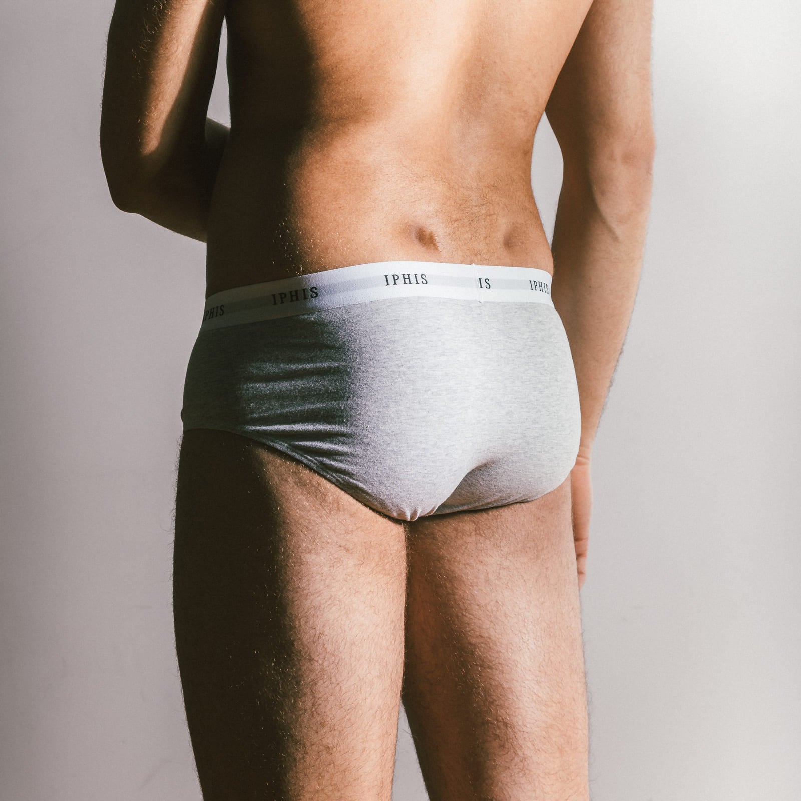 Heather Grey-Classic-Cotton-Brief-Male-1