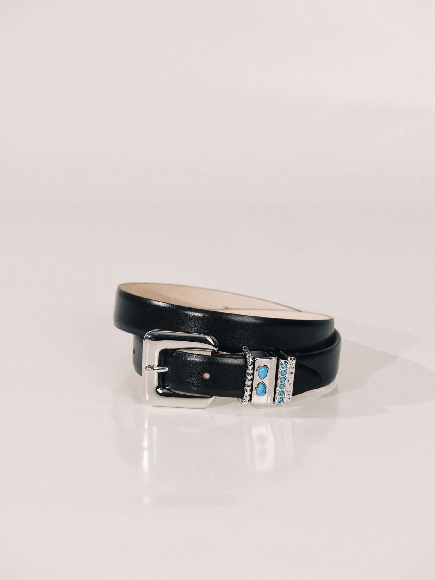 Mara Stone Black Turquoise Silver | Black & Turquoise & Silver