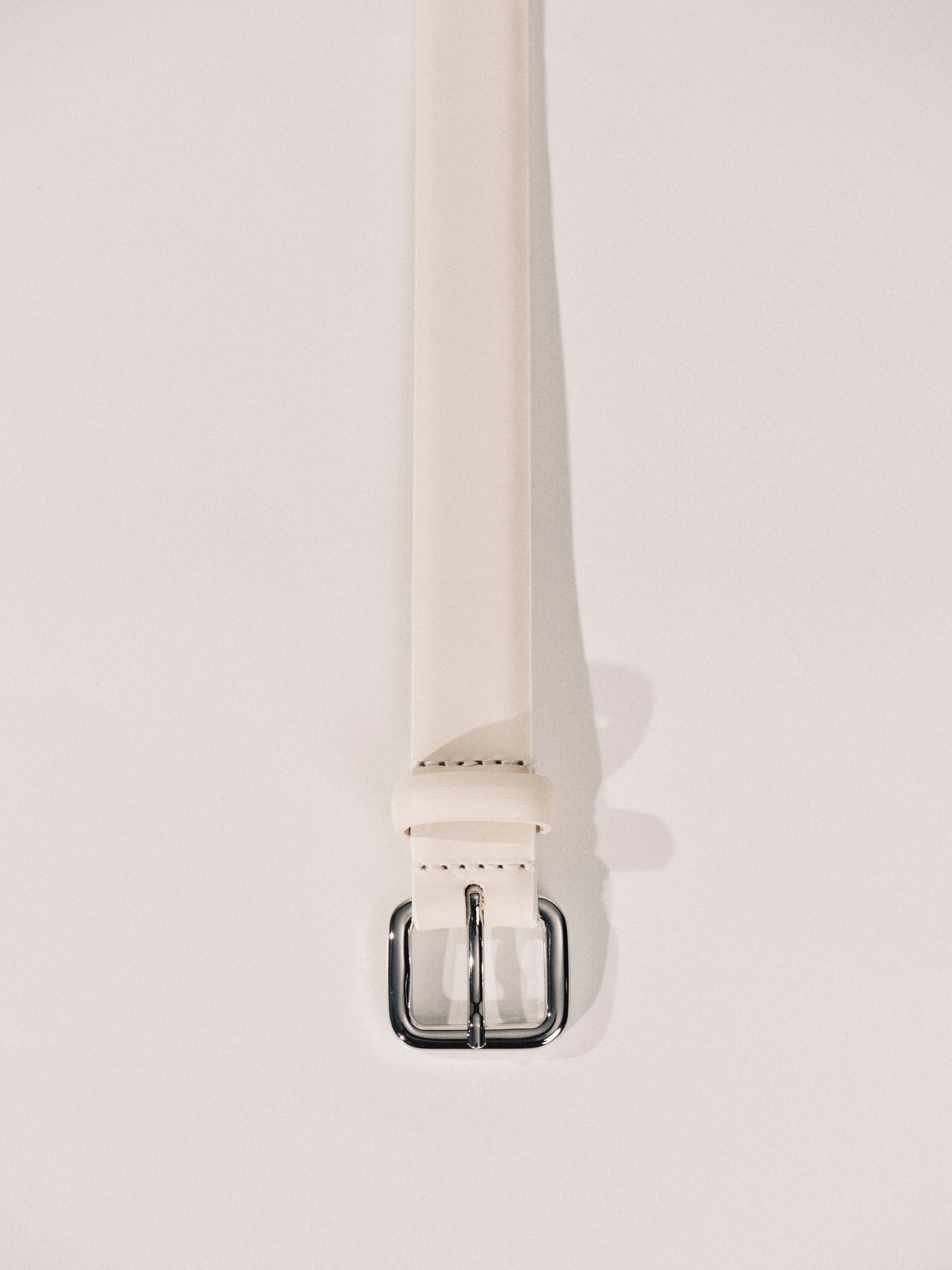 Mini Roller Belt | Ivory & Silver