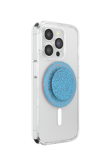 Crackle Denali Printed Orange Zest | Blue