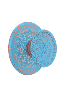 Crackle Denali Printed Orange Zest | Blue