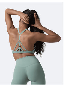 Criss Cross Front Top | Fresh Green