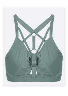 Criss Cross Front Top | Fresh Green