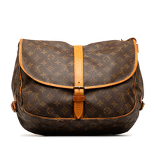 Louis Vuitton Pre-Owned Monogram Saumur 35 | Women | Brown