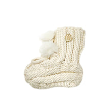 Oatmeal Organic Cotton Knit Booties | Oat