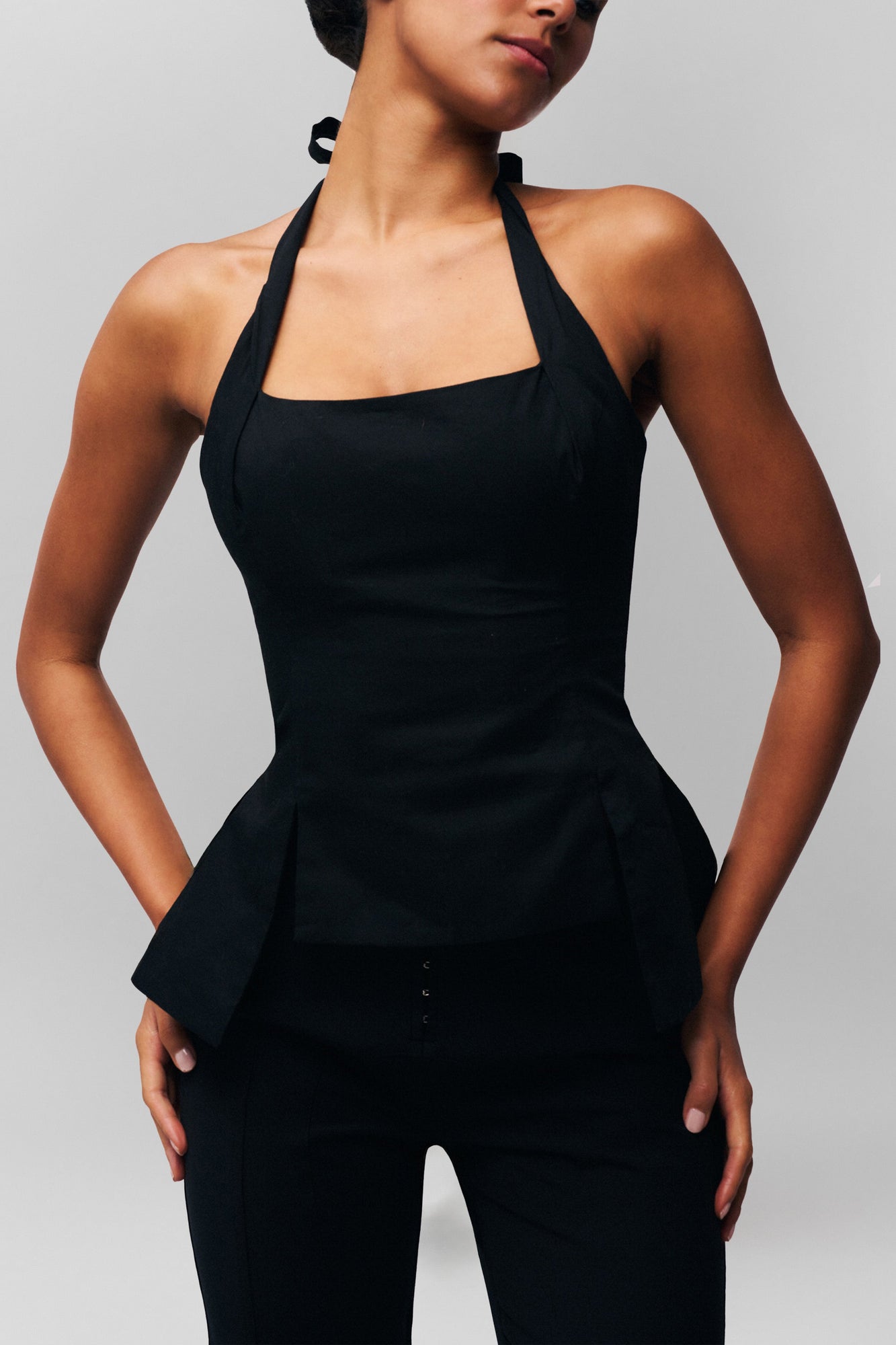 Womens | Carine Halter Top | Black