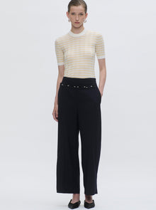 Deeda Stripe Knit | Yellow/Ivory Stripes