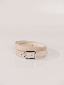 Mija Suede Belt | Blush & Silver