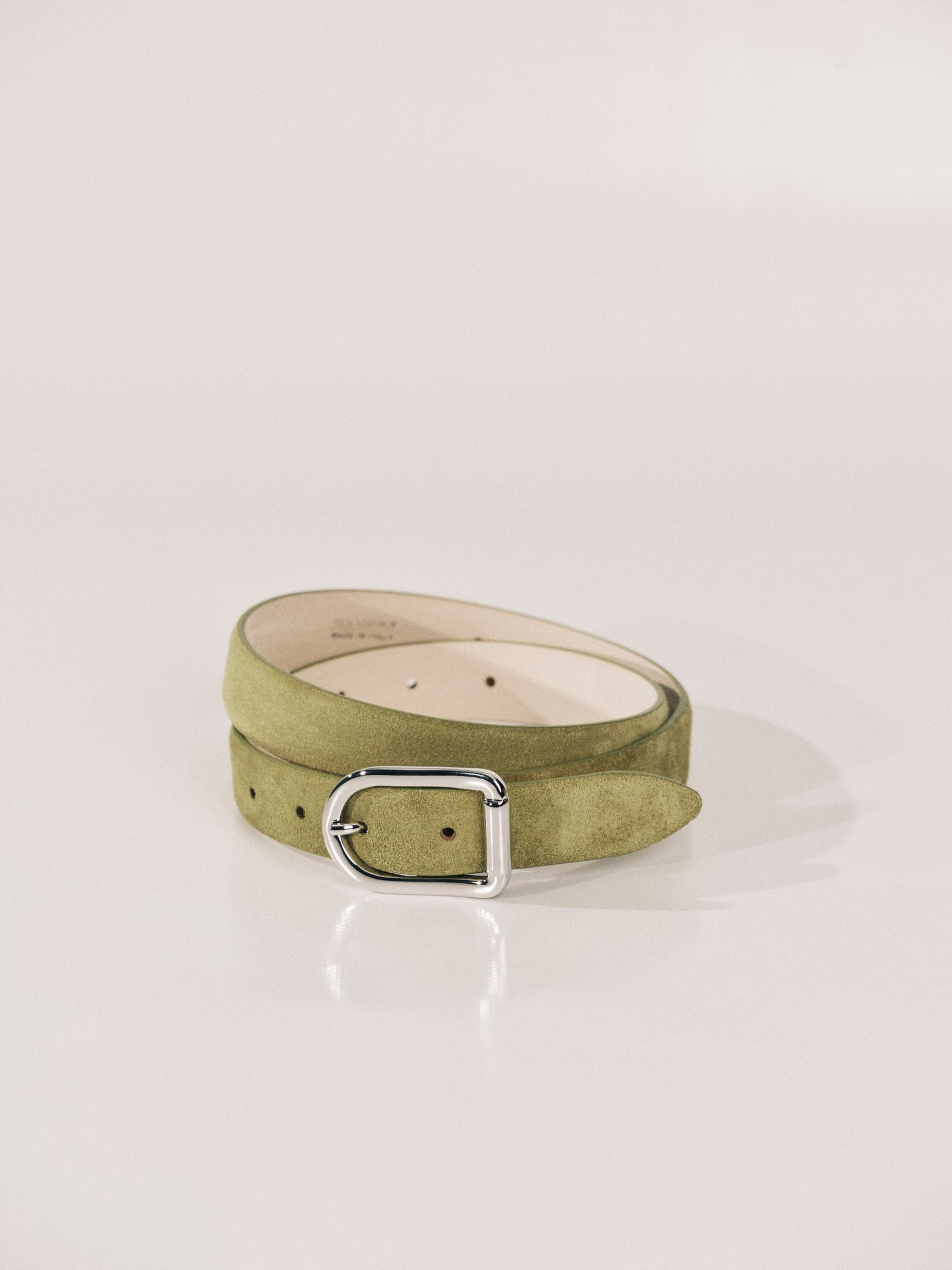 Mija Belt | Moss & Silver