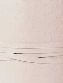 Undone Corset Supple Ivory Ostrich | Ivory Alligator