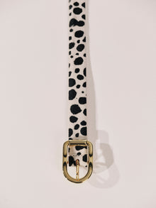 Mija Black & White Dalmatian Gold | Black & White Dalmatian & 24K Gold