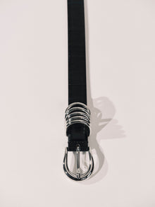 Hollyhock Dark Brown Eel Silver | Dark Brown Eel & Silver