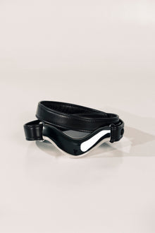 Brancusi Belt | Silver & Black
