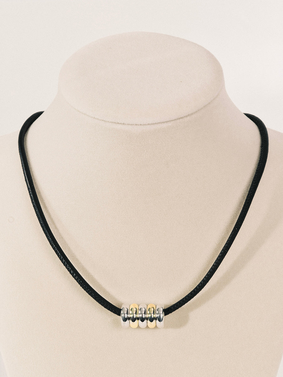 Hollyhock Necklace | Mixed Metal