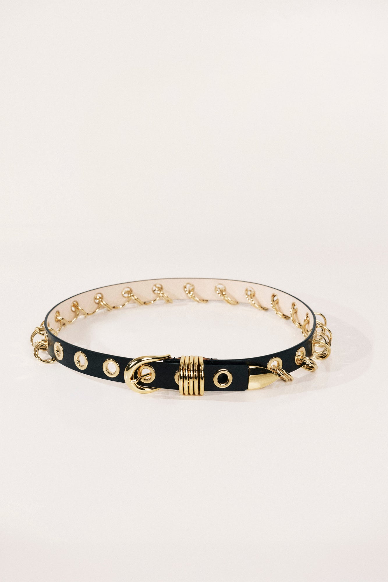 Revenge Belt | Black & 24K Gold
