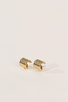 Hollyhock Earrings Small | Gold Vermeil