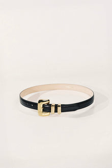 Tetra Belt | Black & 24K Gold