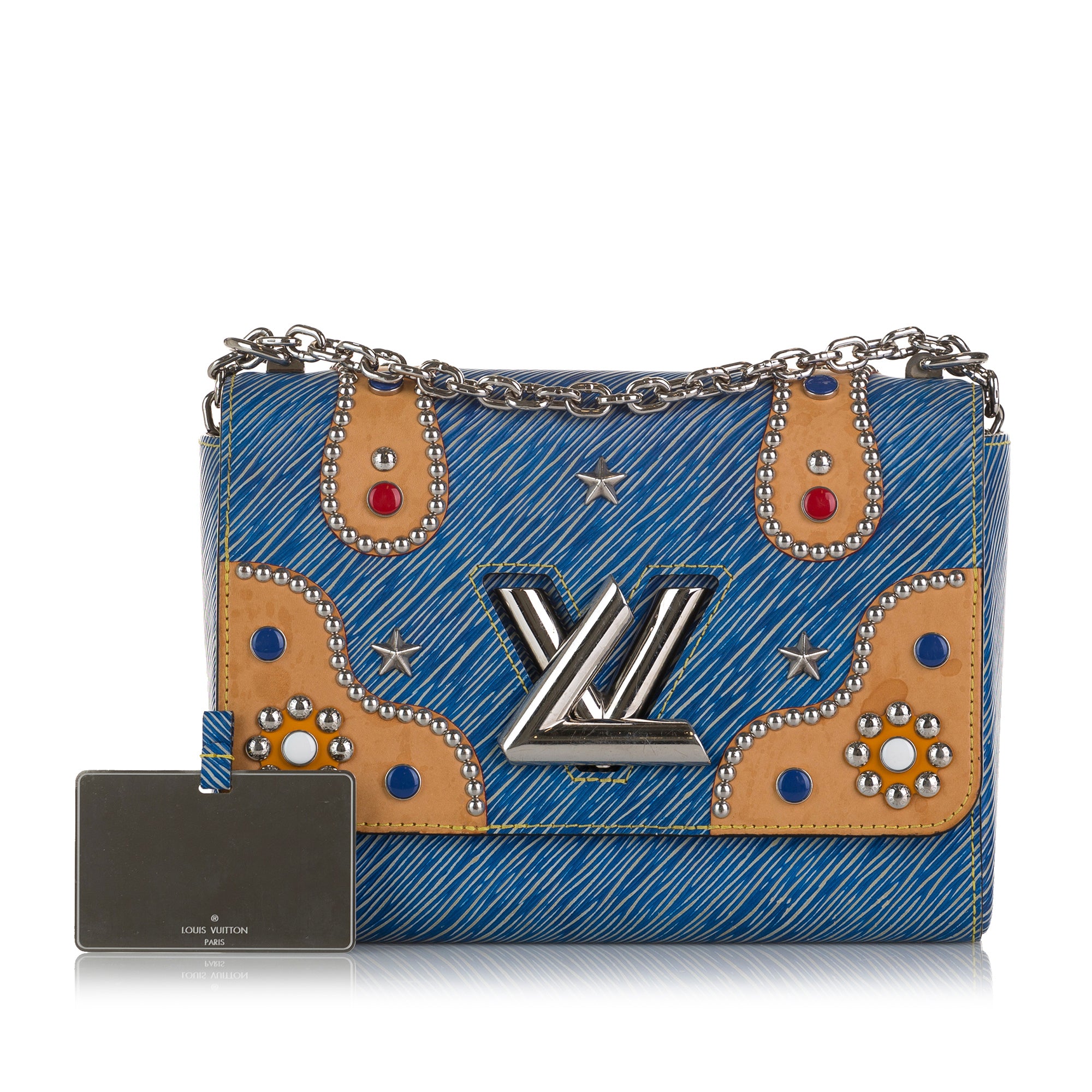 Louis Vuitton Pre-Owned Studded Epi Twist MM | Women | Blue