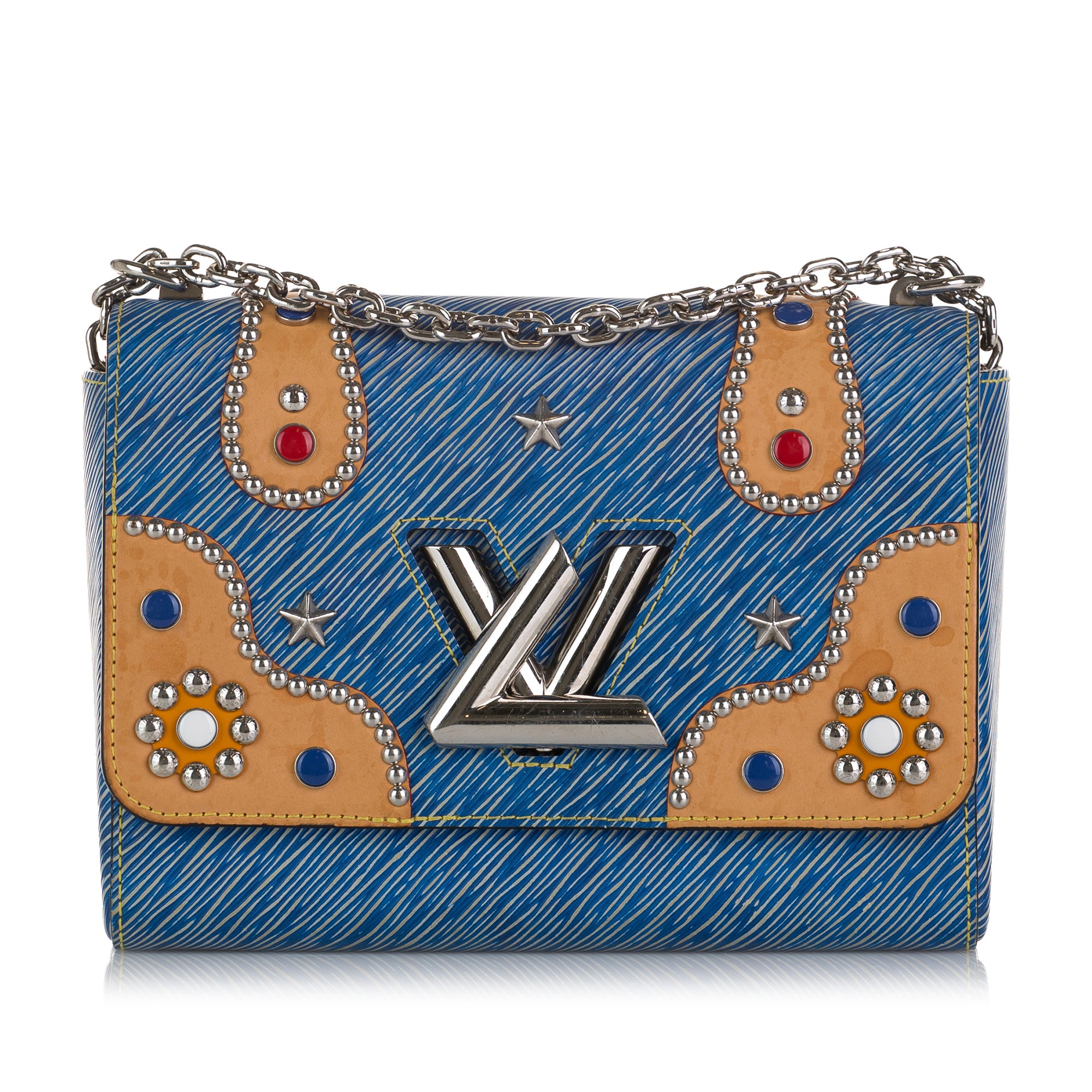 Louis Vuitton Pre-Owned Studded Epi Twist MM | Women | Blue