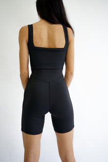 Able Short Onesie | Black