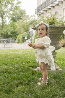 Blanca White Flower Headband | White