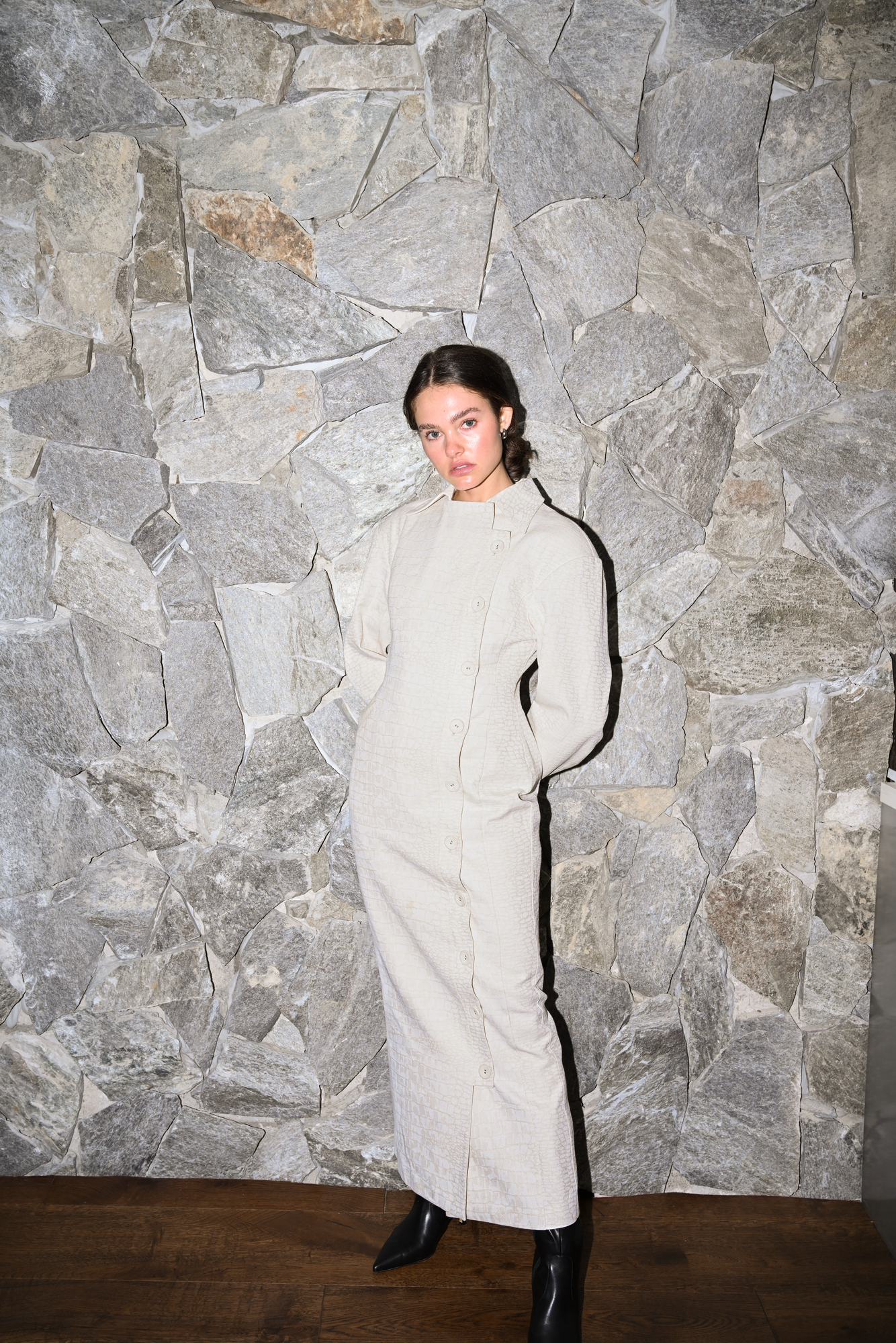 Blythe Trench Dress | Snakeskin