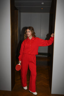 Kasey Knit Neoprene Jacket | Ruby