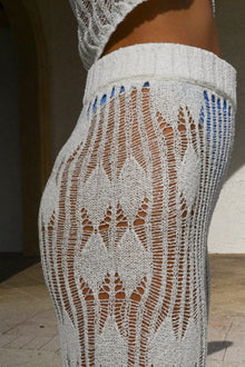 Hera Gauzy Lace Pant | White