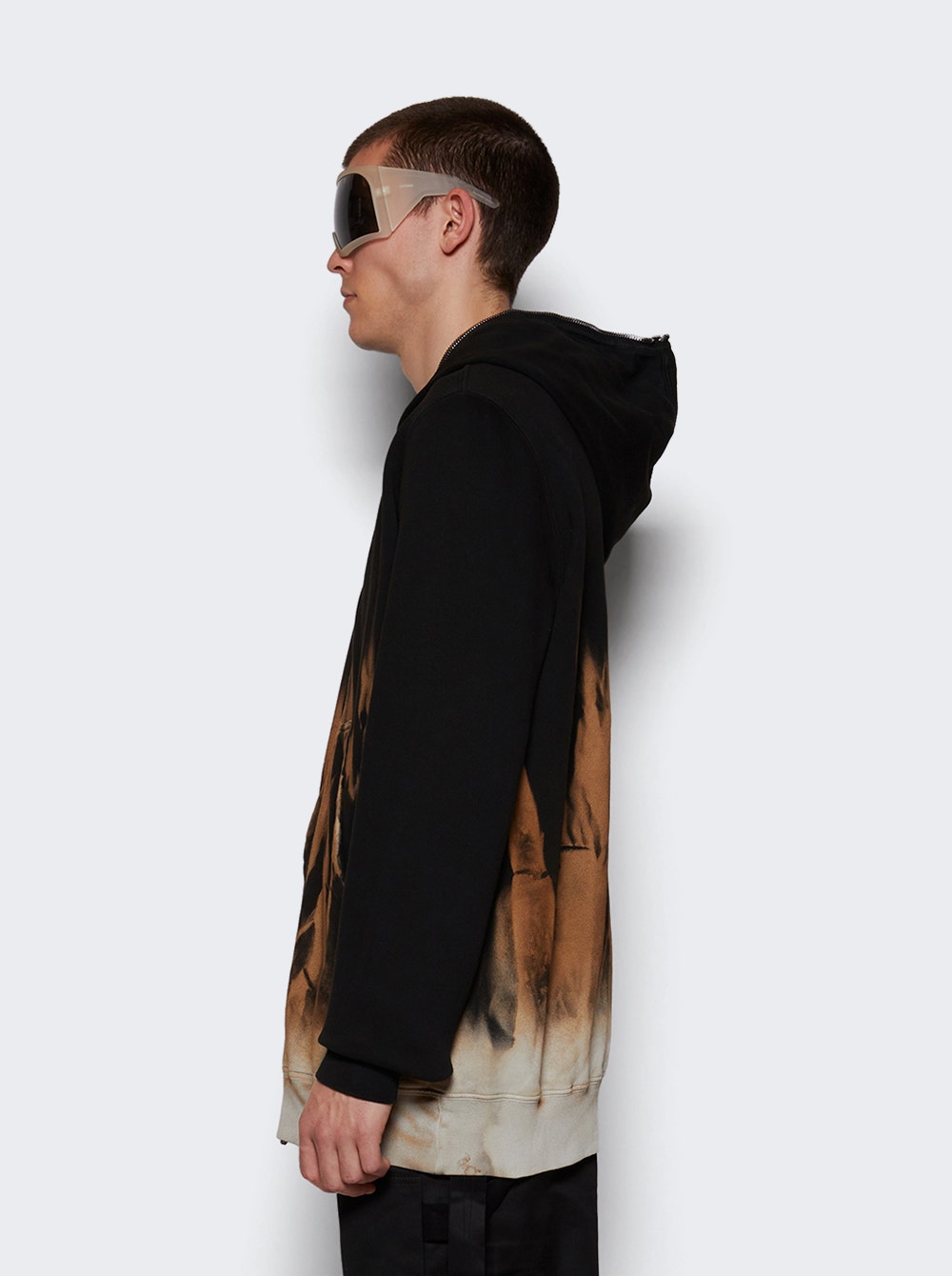 Rick Owens DRKSHDW | Jumbo Gimp Hoodie | Black & Terra
