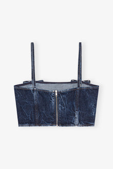 Dark Strap Top | Mid Blue Stone