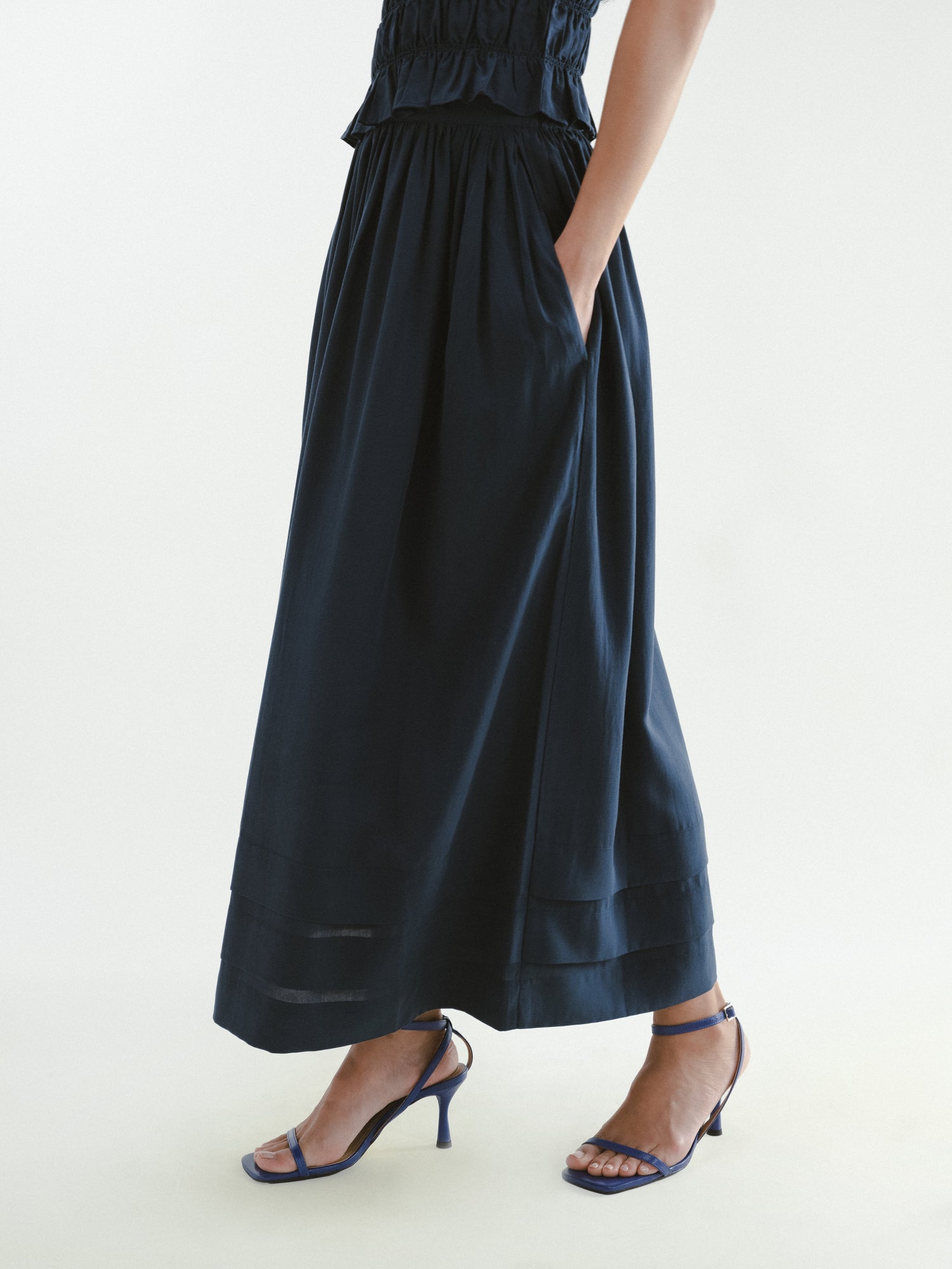 Bloom Skirt | Navy