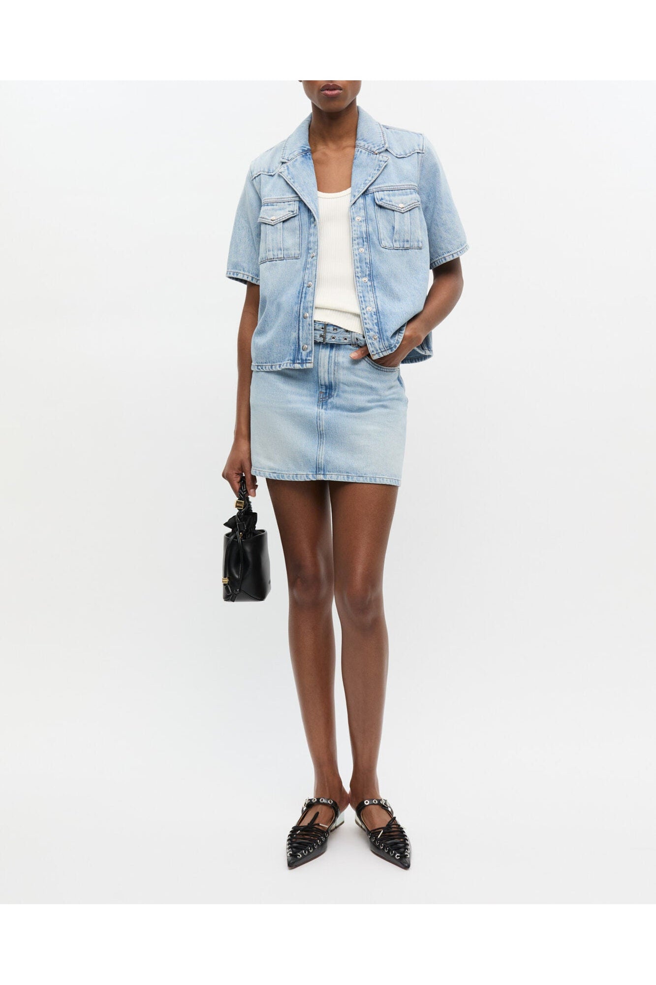 Denim Shirt | Light Blue Stone