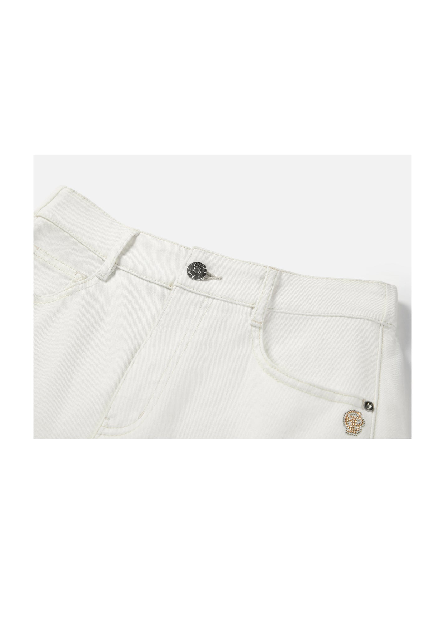 Denim Shorts | White