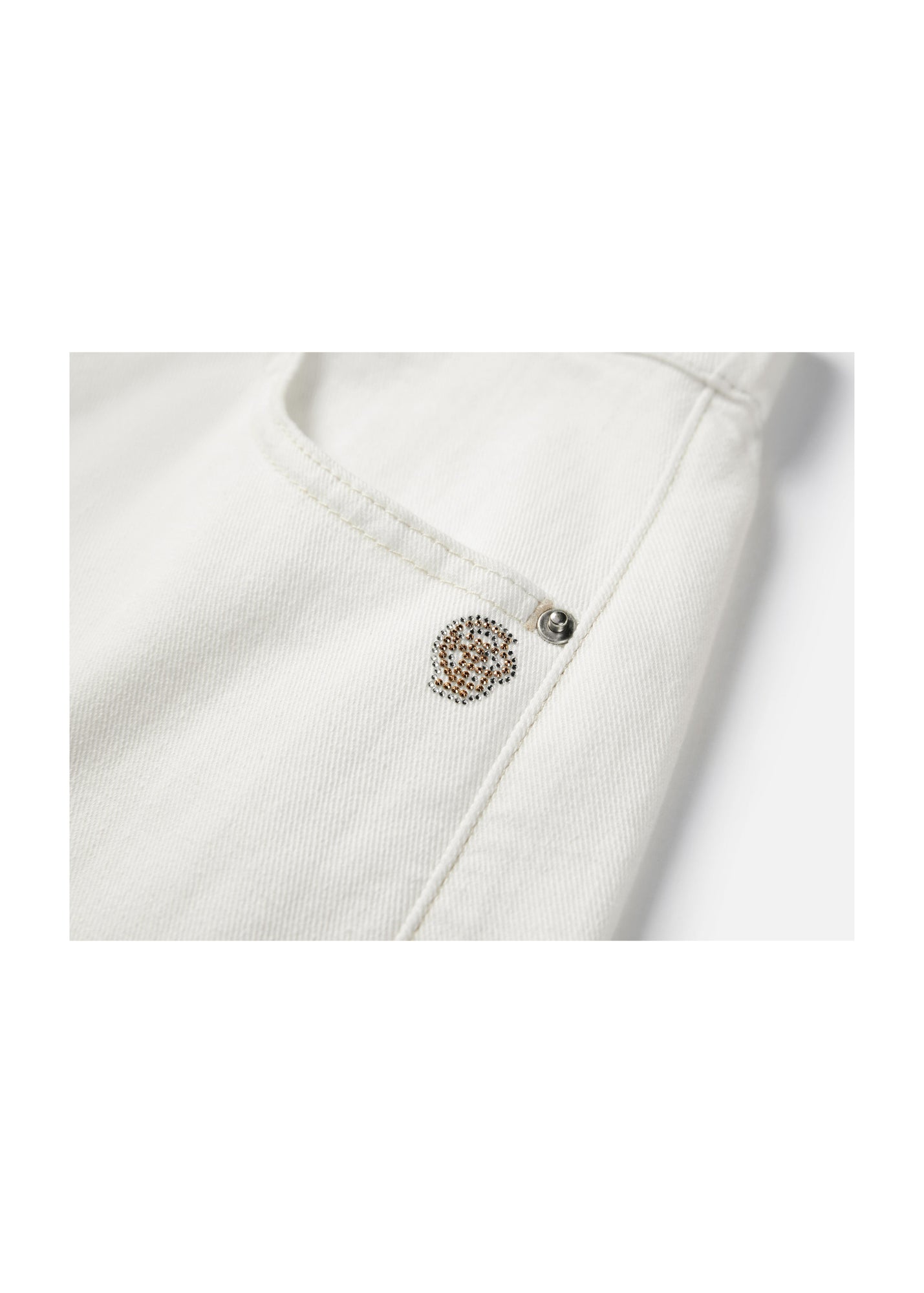 Denim Shorts | White