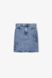 Denim Skirt | Mid Blue Stone