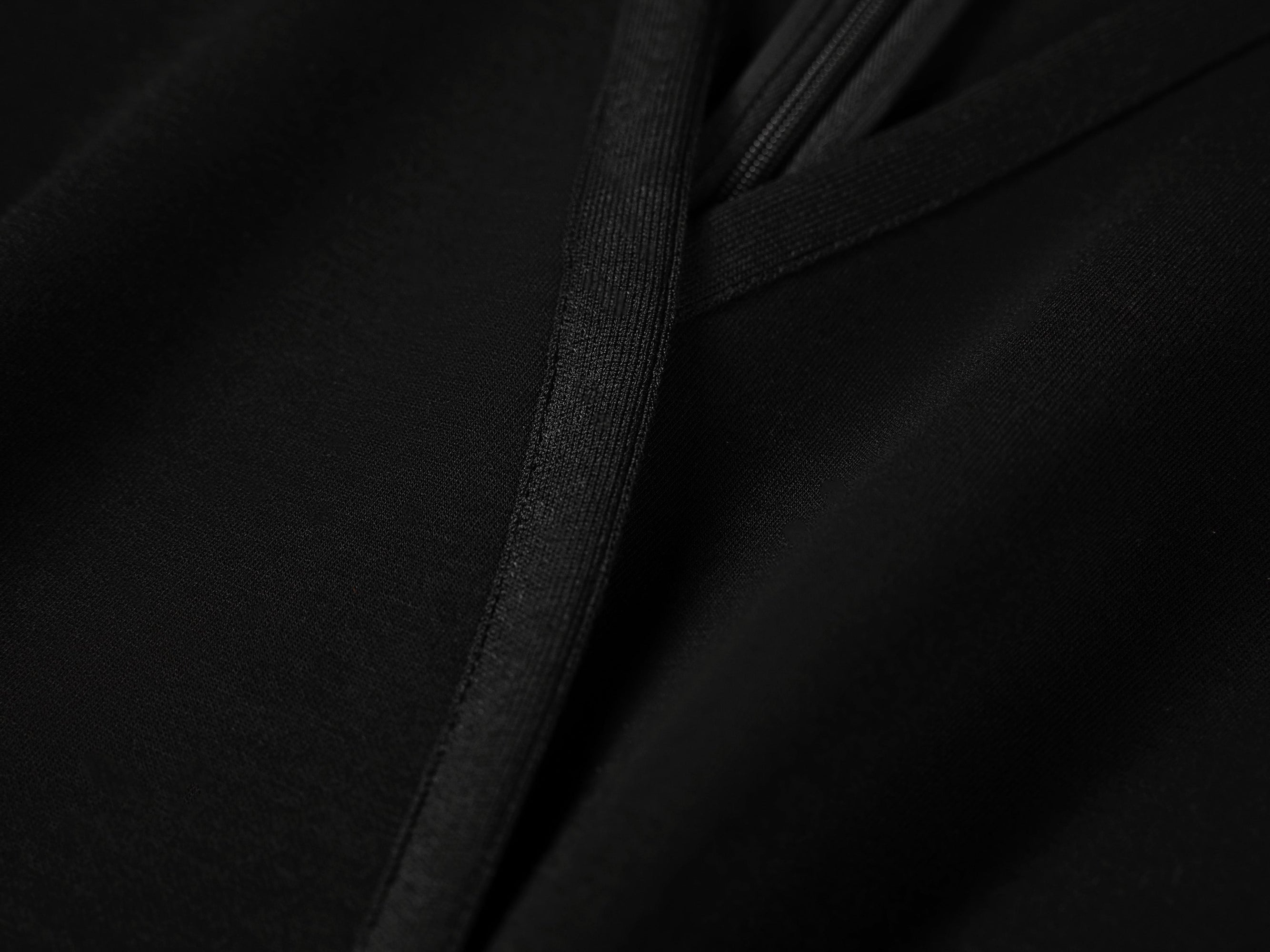 V-Neck Sheer Textured Sleeve Midi Dress | Black