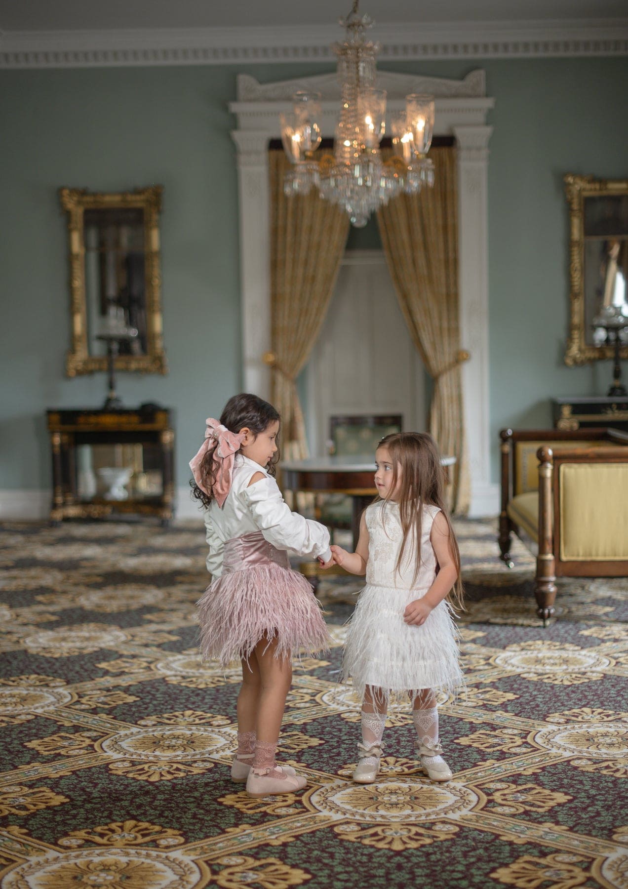 Eliza Ivory Feather Dress | Ivory