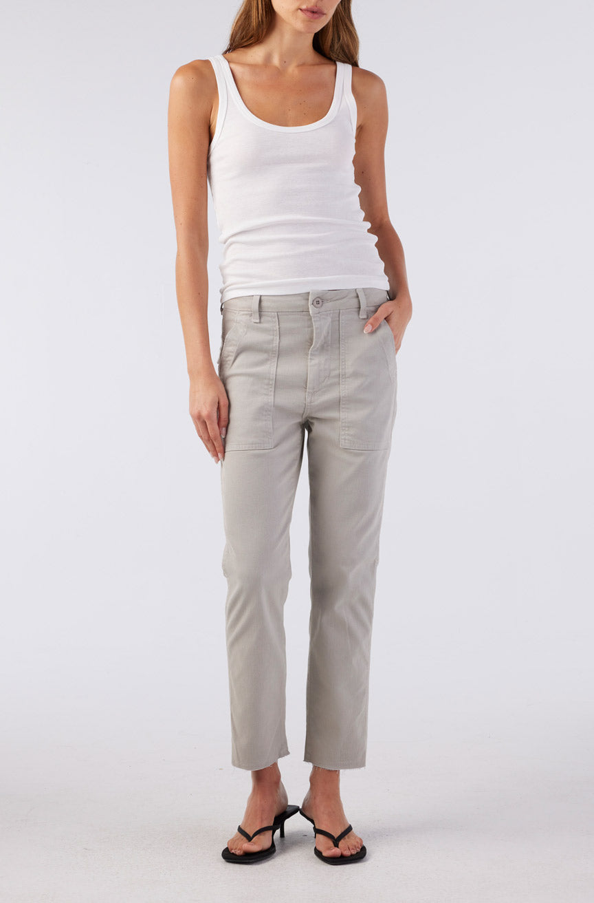AMO Denim | Easy Army Trouser in Fog