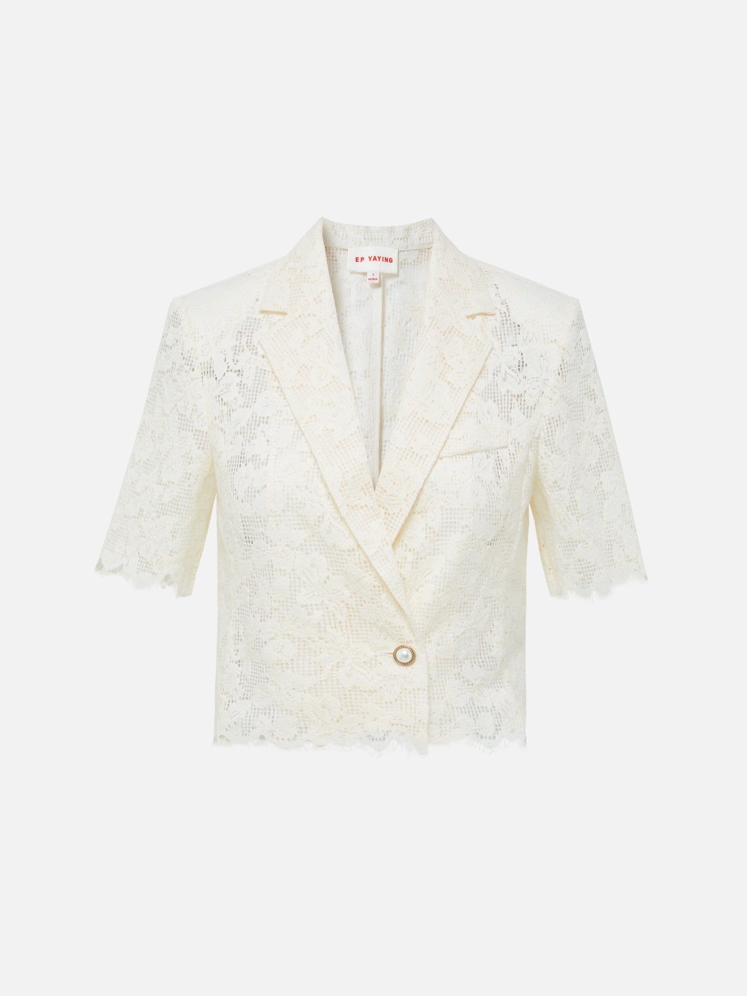 Short Sleeve Jacket | White