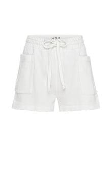 AMO Denim | Eileen Sweatshort in Eggshell